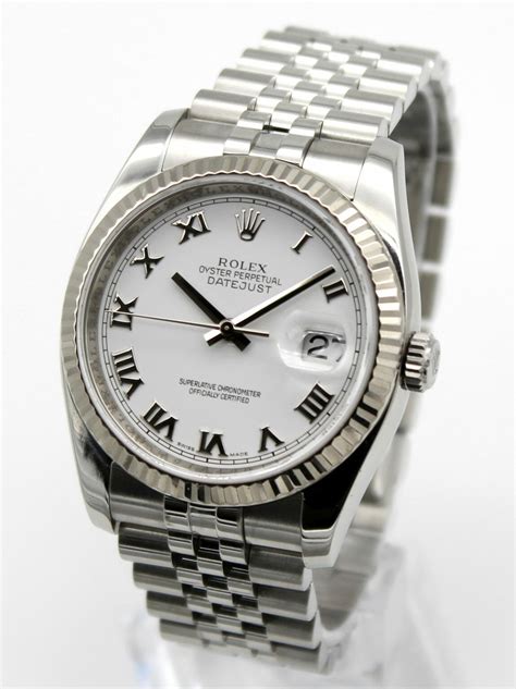 rolex 116234 white dial|rolex datejust 36mm 116234.